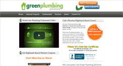 Desktop Screenshot of plumberhighlandsranch.com